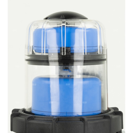 Filtr olejowy AFRISO FloCo-Top-2CM Si zintegrowany z odpowietrznikiem fi 3/8'' x 3/8'' GW x GZ, z wkładem plastikowym, maks. przepływ 100 l/h