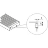 Konwektor Kermi V-Kon S Typ22 BH280x133x1400mm QN1554, weiß, 6 bar, m. Abd., Vent. re