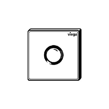 Przycisk do pisuarów na wystawę Prevista Visign for Public 12 nr wzoru 8635.29 płytka maskująca: stal nierdzewna szczotkowana