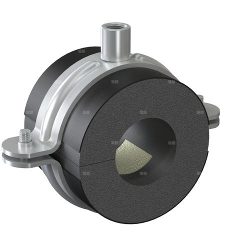 Obejma mocująca chłodu NICZUK L4 60-61 mm gr. izol. 23mm (ocynk galwaniczny)