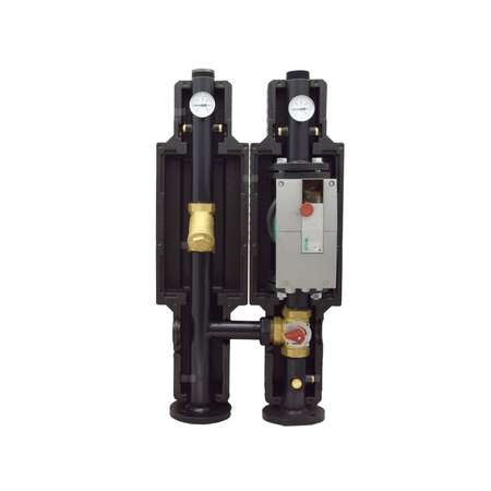 Grupa pompowa D-SMT 250 – DN 50/25 (2”) z izolacją, bez pompy, z przyłączem pod pompę gwintowaną DN25(180mm)