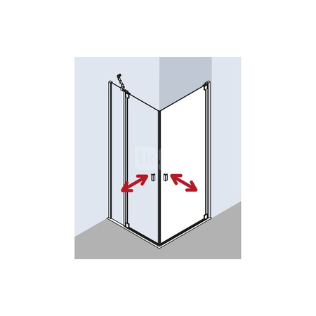 Kermi Wejście nar. Raya 1ER 1000x 2000 970-1000 SIMG SR Opaco Clean