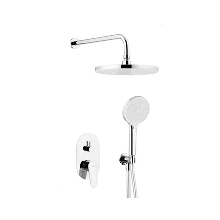 OTAVA ZESTAW NATRYSKOWY PODTYNKOWY Z BATERIĄ 2 FUNKCYJNĄ, CHROM