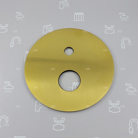 Rozeta z uszczelkami do zestawu podtynkowego MOZA GOLD