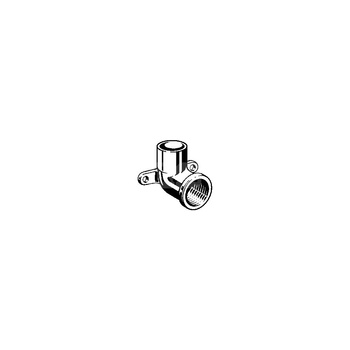 Kolano ze złączką naścienną 90' VIEGA 94472G jednoczęściowy, brąz / brąz, 1/2'' x 16 mm (gw x gw)