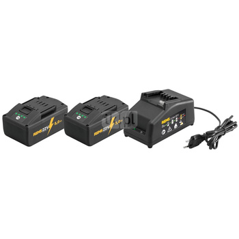 REMS Power-Pack 22 V 5,0 Ah + 5,0 Ah + 90 W