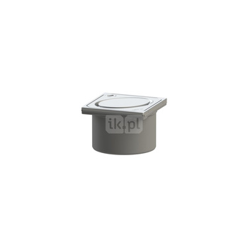 Nasada z ABS z kratką design ze wzorem owalu 120x120 V4A z lock&lift system 125