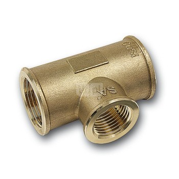 Trójnik SANHA PURAFIT brąz 1 1/4'' x 1/2'' x 1 1/4'' GW