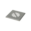 Kratka VIEGA 49122 kwadratowa ze stalowai nierdzewnej 143x143mm do wpustu
