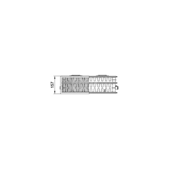 Grzejnik płytowy typ 33 KERMI X2 Plan-K wym. 905 x 405 mm, kolor biały, moc 1211 W