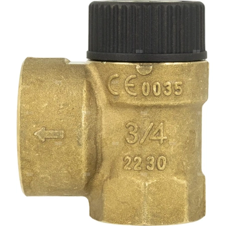 Zawór przelewowy AFRISO MSS mosiądz 6 bar GW 3/4'' x 1''