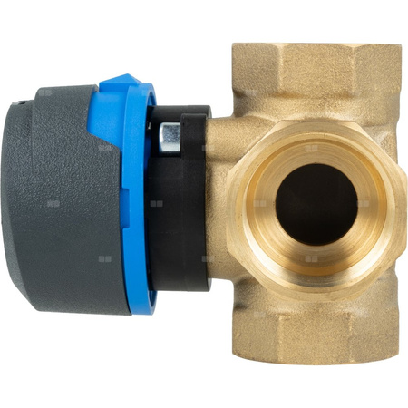 Zestaw regulacyjny ProClick: 4-drogowy obrotowy zawór mieszający ARV 484 ProClick, DN25, Rp1'', Kvs 9 m3/h + siłownik elektryczny ARM 343 ProClick