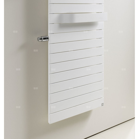 Grzejnik dekoracyjny Kermi TABEO-V 1437x101x500mm QN 767,RAL9016,zawór po prawej