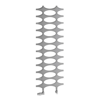 Grzejnik Kermi®Ideos®-E 1901x35x508, P=600W, srebro,WWS biały, prawy