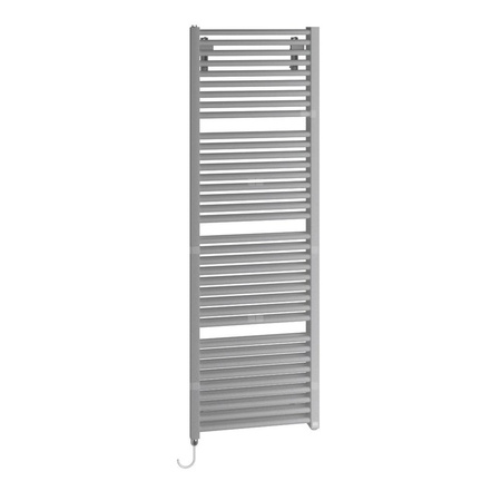 Grzejnik drabinkowy KERMI Duett-E, wym. 1188 x 484 mm, kolor srebrny, moc 600W