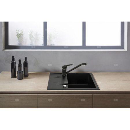 Bateria zlewozmywakowa stojąca FERRO FREYA, kolor grafit