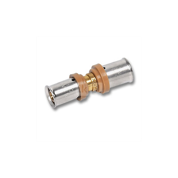 Mufa SANHA 3fit Press pb-free redukcja trzyczęściowy, brąz, 32 mm x 20 mm (zw x zw)