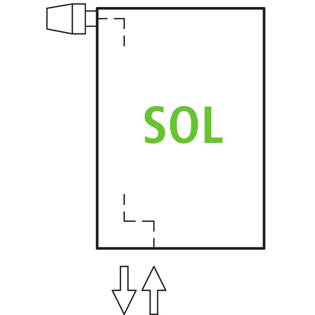 Grzejnik płytowy typ 22 KERMI V-HVV wym. 2200 x 910 mm, kolor biały, moc 4131 W