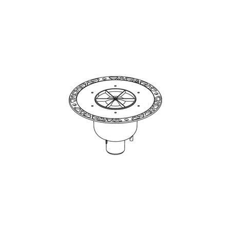 TECEdrainpoint S - odplyw pionowy z kolnierzem uniwersal