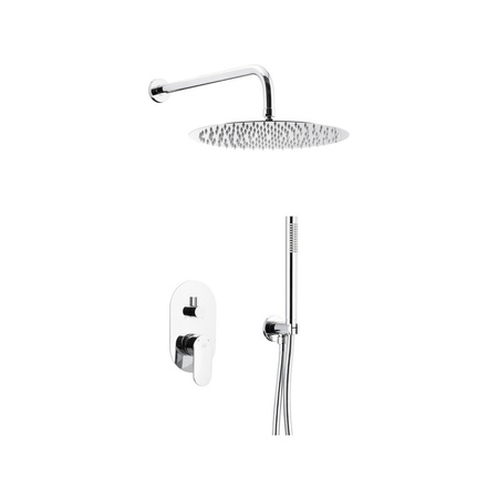 ZESTAW NATRYSKOWY HALIT PODTYNKOWY CHROM