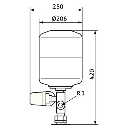 Wyłącznik ciśnieniowy WILO WVA PN6 elektr. do pomp
