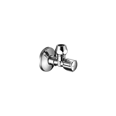 Regulacyjny zawór kątowy COMFORT 1/2"-12mm chrom z ASAG