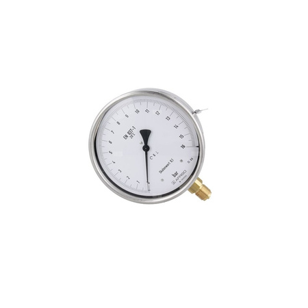 Manometr z rurką Bourdona AFRISO RF precyzyjny F 0/16 bar G1/2B radialne fi 160 mm, kl. 0.6%