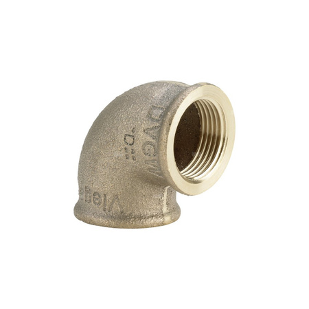 Łuk 90' VIEGA 3090 jednoczęściowy, brąz / brąz, 3/4'' (gw x gw)