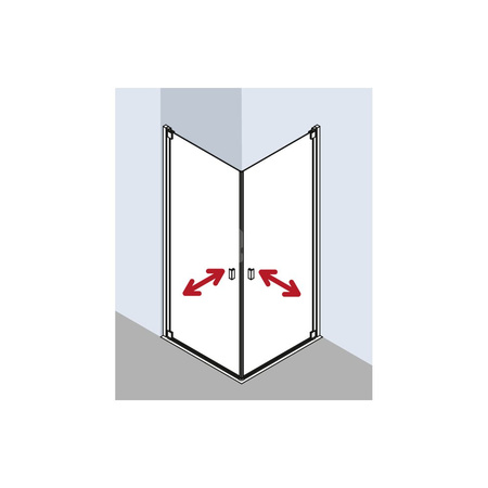 Kermi Wejście nar. RAYA 1EL 0800x 2000 770-800 SIHG ESG STR4 CLE