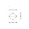 Obejma masywna DN 133 (128-136mm) DN133
