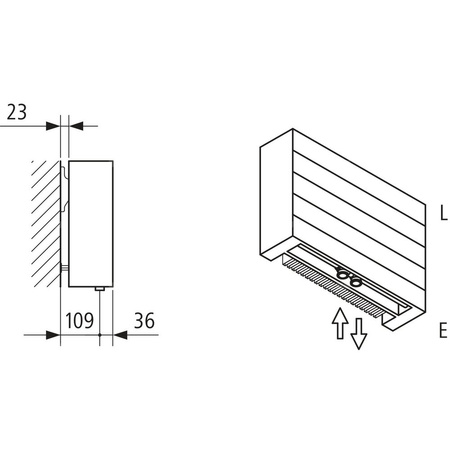 Grzejnik płytowy typ 22 KERMI HHN wym. 350 x 4400 mm, kolor biały, moc 5667 W