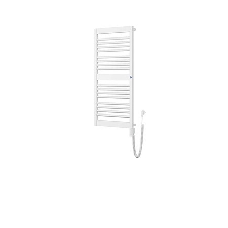 Grzejnik elektryczny (suszarka) INSTAL-PROJEKT Frame Electro, wym. 570 (675 z grzałką)/500 mm, kolor biały mat,  moc 300 W