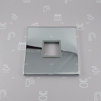 Rozeta z uszczelką do baterii wannowej wolnostojącej LOGON CHROM