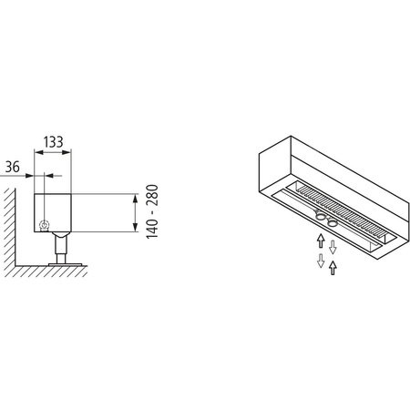 Konwektor Kermi Konvektor Typ32 BH140x133x2600mm QN2283, weiß, 6bar, o. Abd., AB Uni.