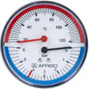 Manometr AFRISO TM aksjalne 1/4'' fi 80 mm, 0 - 6 bar, 20 - 120'C