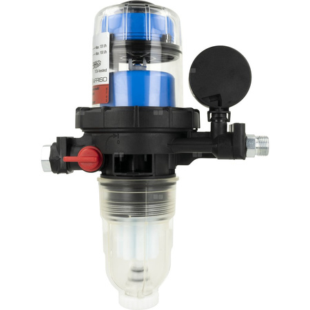 Filtr olejowy AFRISO FloCo-Top-2CM Si zintegrowany z odpowietrznikiem fi 3/8'' x 3/8'' GW x GZ, z wkładem plastikowym, maks. przepływ 100 l/h