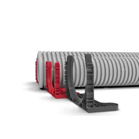 HEATPEX ARIA CONNECT Uchwyt do rury 63 mm Czerwony 100x1szt