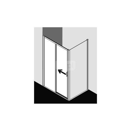 Kermi Drz. przesuw. Liga D2L 1700x 1850 1660-1710 SIMG ESG Clean