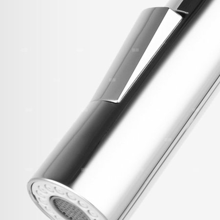 Bateria zlewozmywakowa FERRO ZUMBA SLIM 2F, kolor chrom, biała elastyczna wylewka 2f