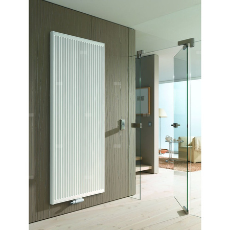 Grzejnik KermiX2 Verteo Profil typ 21 1400x64x500 biały, 10 bar, z osłonami bocznymi