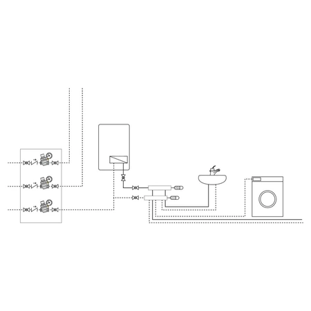 Regulator ciśnienia CALEFFI 5330, GW 3/4'', 16 bar, wersja skośna