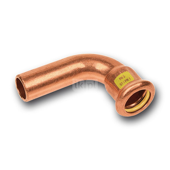 Łuk 90' SANHA Press Gas, miedź, 22 mm (zw x zz)