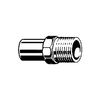 Element wsuwany Prestabo VIEGA 11111 jednoczęściowy, stal (ocynk galwaniczny/elektrolityczny) / stal (ocynk galwaniczny/elektrolityczny), 22 mm, 3/4'' (kw x gz), 54 mm
