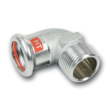 Kolano 90' SANHA Therm Industry, stal (Cynk/nikiel), 42 mm x 1 1/2'' (zw x GZ)