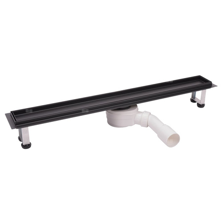 Odpływ liniowy 80 cm, pod płytkę, czarny