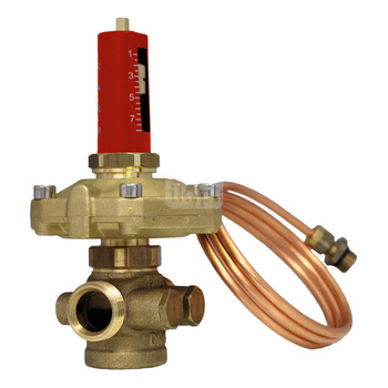 Regulator ciśnienia różnicowego HERZ 30 Kpa, mosiądz DN 32, zakres przepł. 5-30 kPa