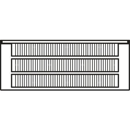 Konwektor Kermi Kon m. Str. Typ33 BH140x194x1300mm QN1489,weiß,6bar,o. Abd.,AB Uni.