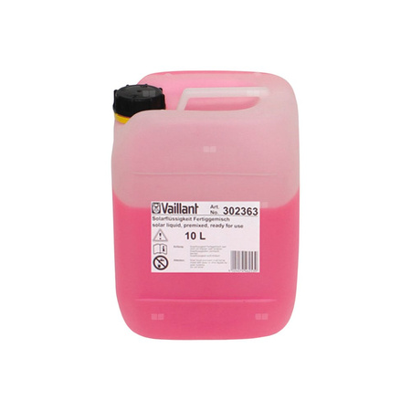 Czynnik grzewczy niezamarzający do obwodów kolektora słonecznego 10l, gotowa mieszanka do -28  st.C                    