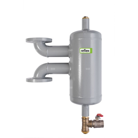 Separator mikropęcherzy REFLEX D 65 V F1, 10 bar / 110'C, DN65/PN16, kolor: szary
