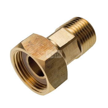 Półśrubunek SANHA PURAFIT dwuczęściowy, Cu, 1/2'' x 3/4'' (GZ x GW)